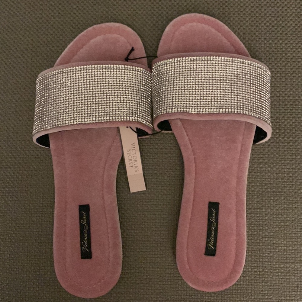 Victoria’s Secret Rhinestone slippers